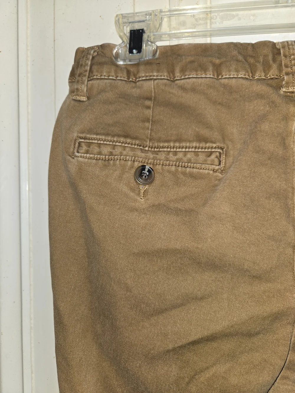 Men's Prince And Fox Brown Straight-Leg Casual Pants